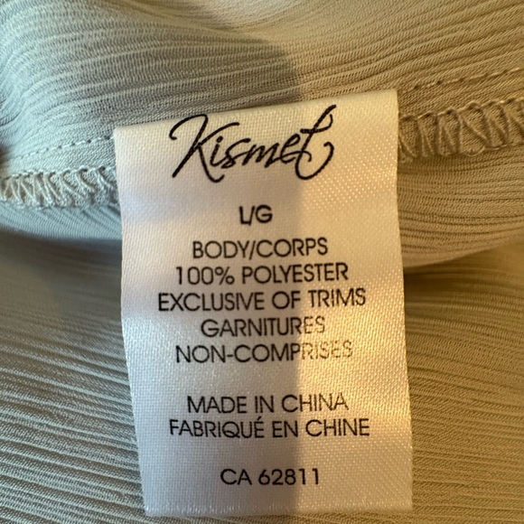 Elegant Lace Trim Women's Top - Light Khaki - Picture 3 of 5